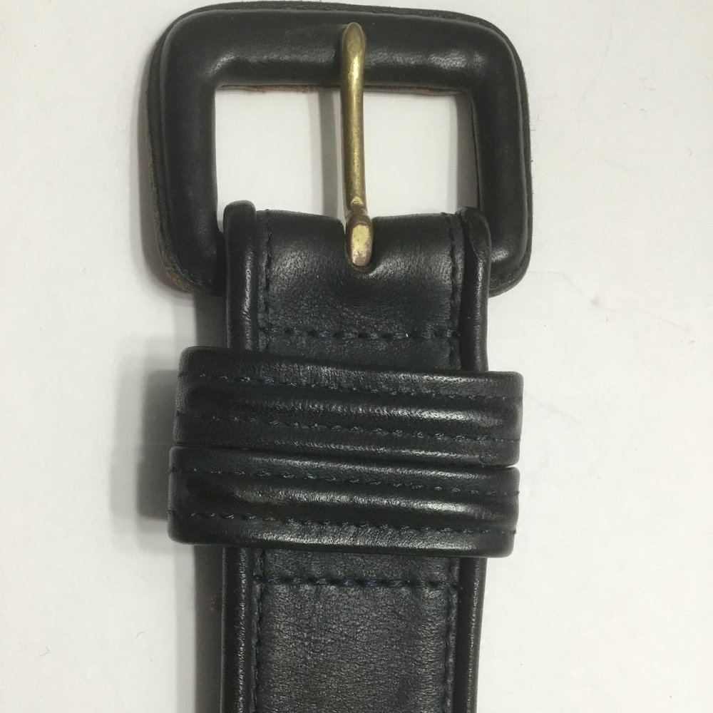 COACH BELT NAVY BLUE